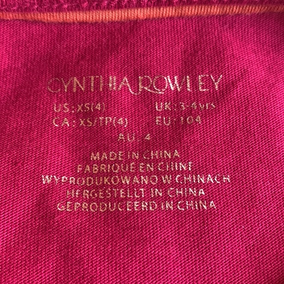 Cynthia Rowley Magenta “Hello Fall” 4 Sequin Top EUC - Picture 8 of 11